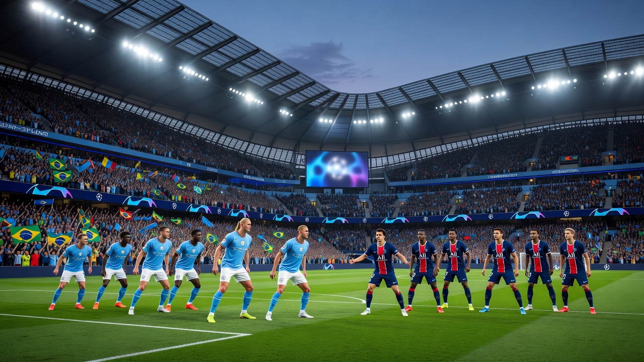 City Recebe PSG no Etihad em Duelo de Favoritos na Champions