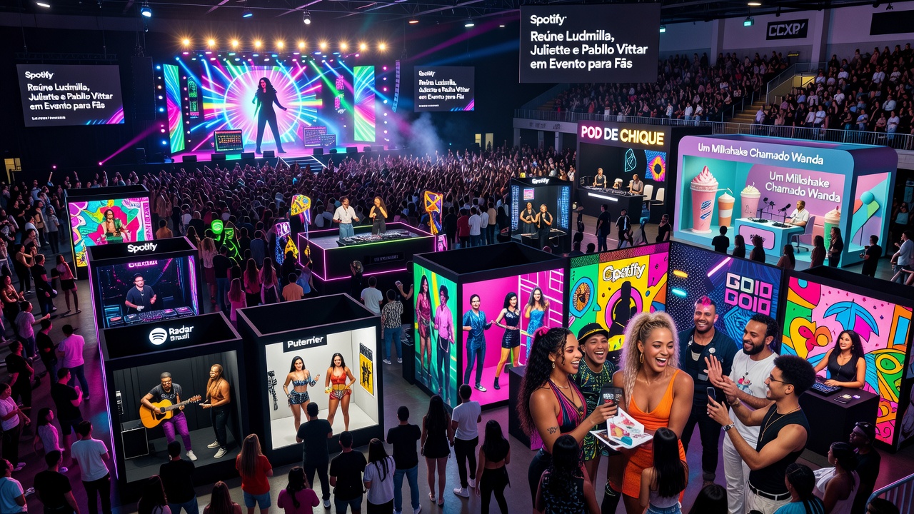 Spotify Reúne Ludmilla, Juliette e Pabllo Vittar em Evento para Fãs