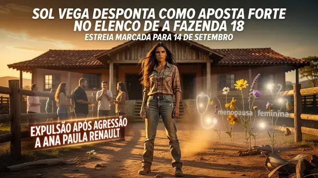 Sol Vega desponta como aposta forte no elenco de A Fazenda 18