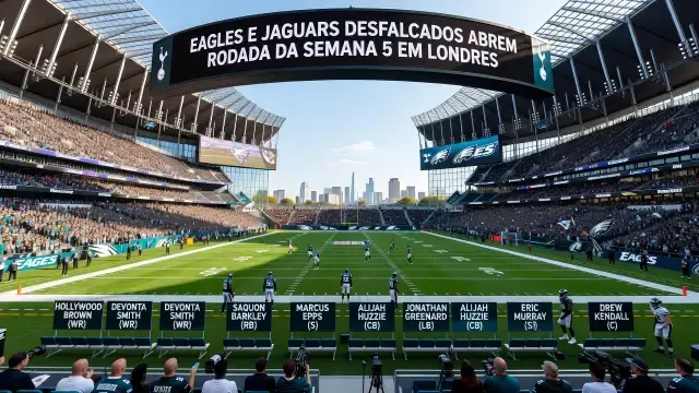 Eagles e Jaguars Desfalcados Abrem Rodada da Semana 5 em Londres